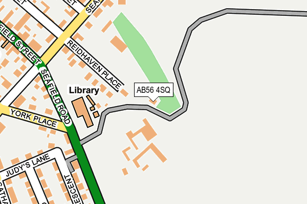 AB56 4SQ map - OS OpenMap – Local (Ordnance Survey)