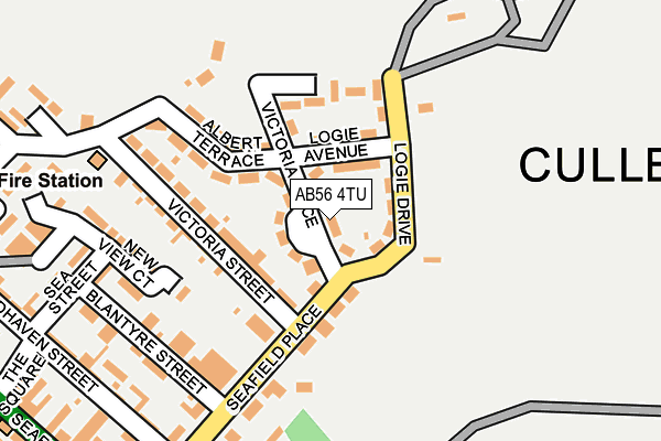 AB56 4TU map - OS OpenMap – Local (Ordnance Survey)