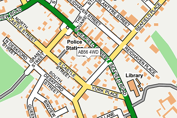 AB56 4WD map - OS OpenMap – Local (Ordnance Survey)