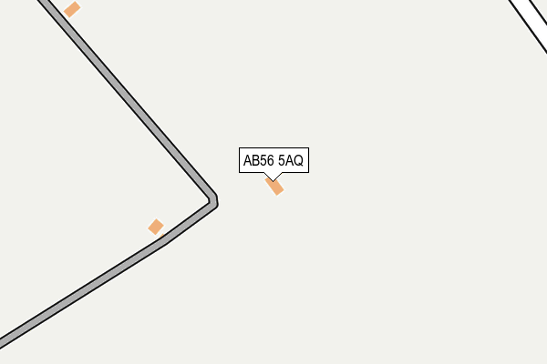 AB56 5AQ map - OS OpenMap – Local (Ordnance Survey)