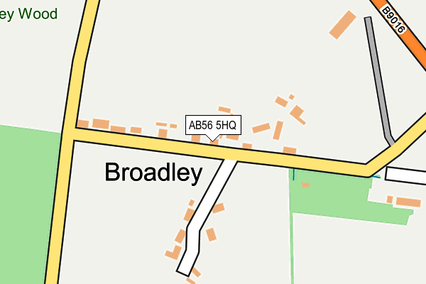 AB56 5HQ map - OS OpenMap – Local (Ordnance Survey)