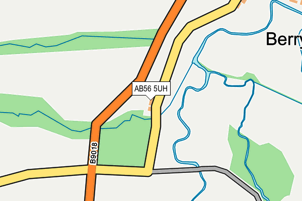 AB56 5UH map - OS OpenMap – Local (Ordnance Survey)