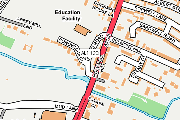Map of PEROZA HEALTH AND CARE LTD at local scale