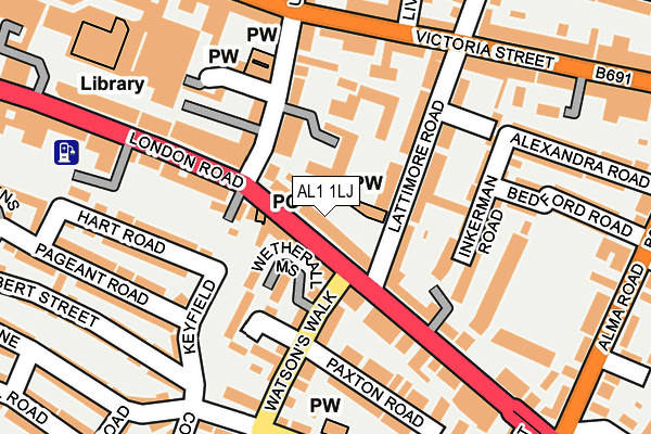 Map of CAMERON VENTURES (PRIORY) LIMITED at local scale