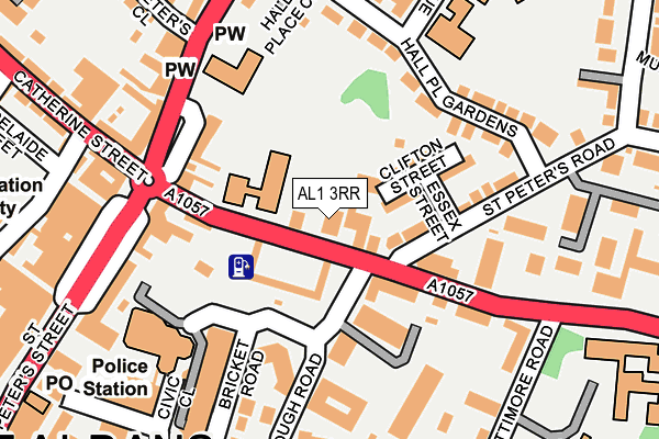 AL1 3RR map - OS OpenMap – Local (Ordnance Survey)
