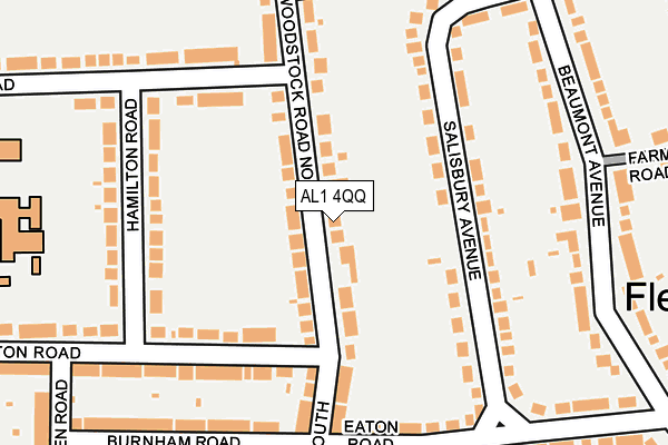 AL1 4QQ map - OS OpenMap – Local (Ordnance Survey)