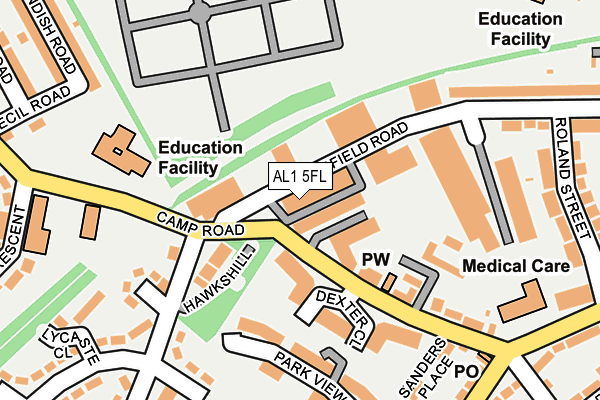 Map of ABBOTS CARE LIMITED at local scale