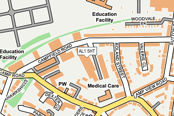 Map of RBC TRADING DEVELOPMENTS LIMITED at local scale