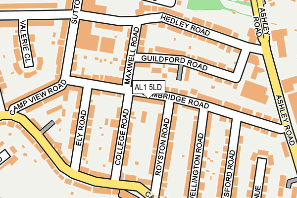 AL1 5LD map - OS OpenMap – Local (Ordnance Survey)