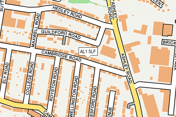 AL1 5LF map - OS OpenMap – Local (Ordnance Survey)