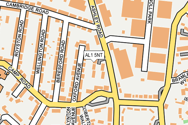 AL1 5NT map - OS OpenMap – Local (Ordnance Survey)