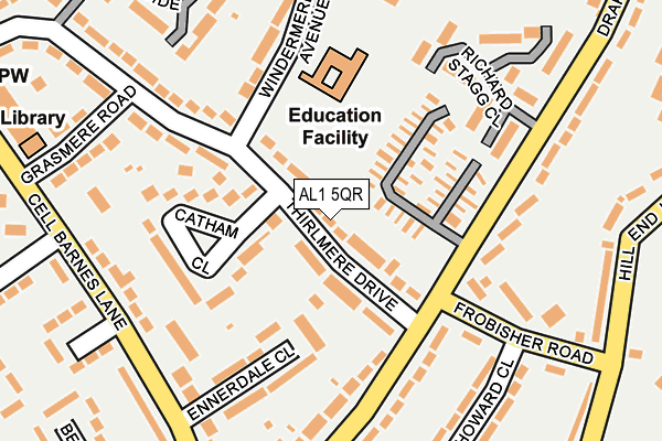 AL1 5QR map - OS OpenMap – Local (Ordnance Survey)