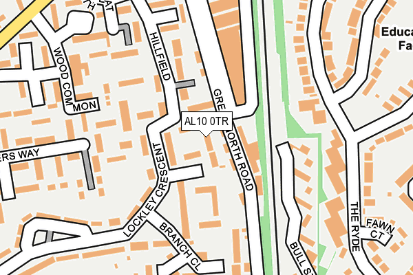 AL10 0TR map - OS OpenMap – Local (Ordnance Survey)