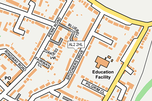 Map of KILLA WAFFLES LIMITED at local scale