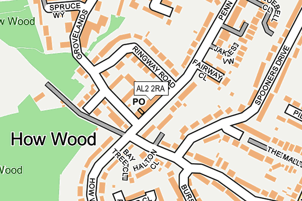 Map of LILY ALLEY LTD at local scale