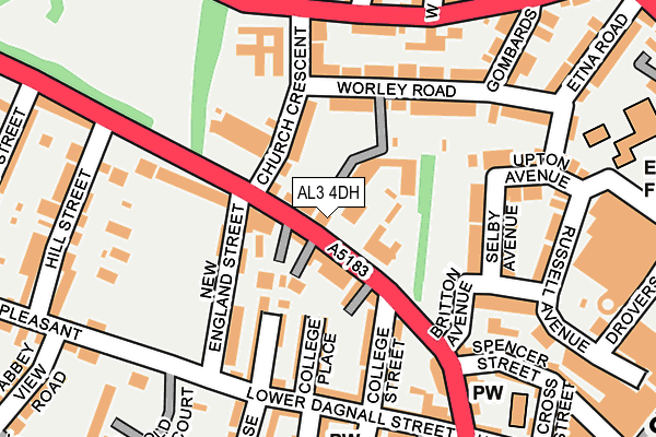 Map of OAKBRIDGE HOMES (GROUP) LTD at local scale