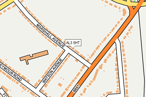 AL3 5HT map - OS OpenMap – Local (Ordnance Survey)