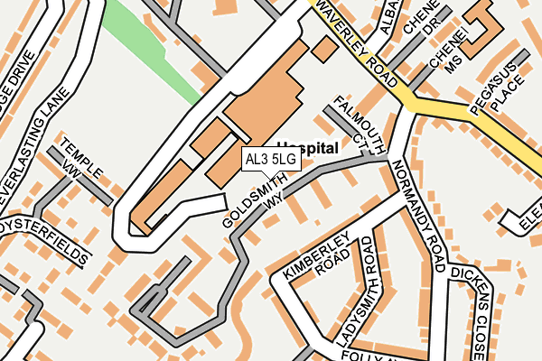 AL3 5LG map - OS OpenMap – Local (Ordnance Survey)