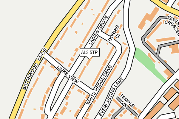 AL3 5TP map - OS OpenMap – Local (Ordnance Survey)