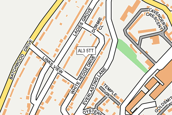 AL3 5TT map - OS OpenMap – Local (Ordnance Survey)