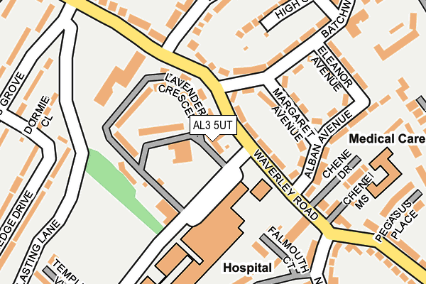 AL3 5UT map - OS OpenMap – Local (Ordnance Survey)