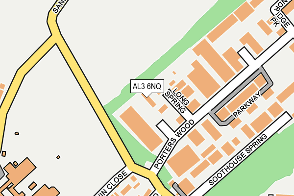 AL3 6NQ map - OS OpenMap – Local (Ordnance Survey)