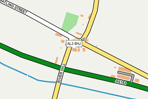 AL3 8HJ map - OS OpenMap – Local (Ordnance Survey)