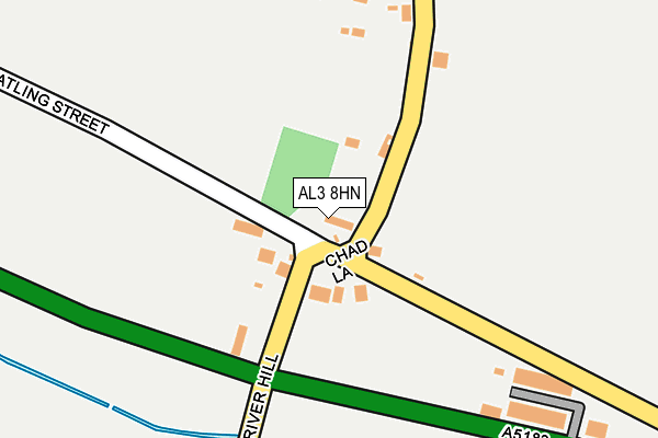 AL3 8HN map - OS OpenMap – Local (Ordnance Survey)