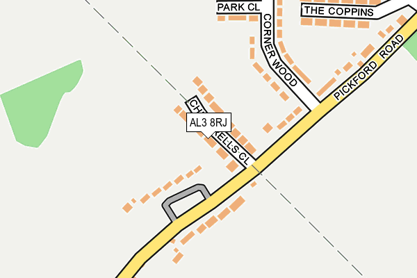 Map of TWIGGS (2012) LTD at local scale