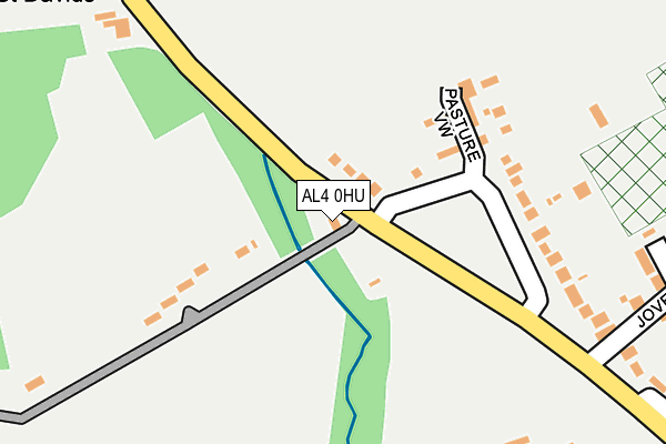 AL4 0HU map - OS OpenMap – Local (Ordnance Survey)