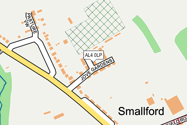 AL4 0LP map - OS OpenMap – Local (Ordnance Survey)