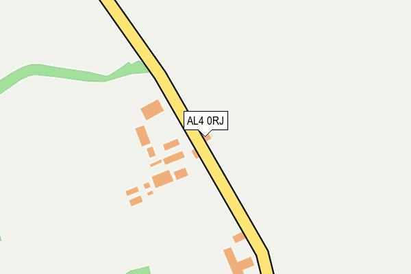 AL4 0RJ map - OS OpenMap – Local (Ordnance Survey)