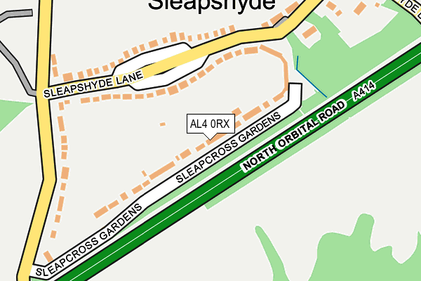Map of TRANSCOPE LTD at local scale