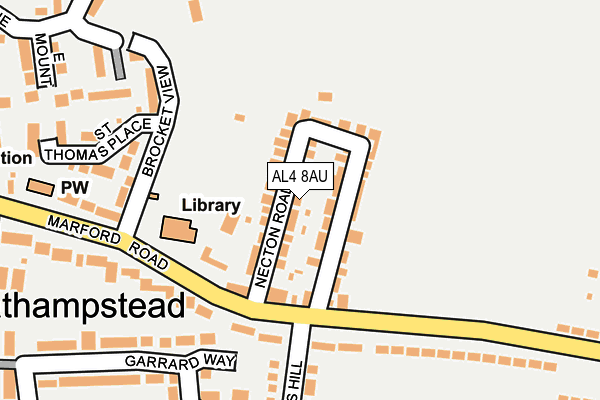 Map of SCOTT WHITEHEAD LTD at local scale