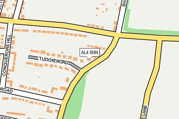 AL4 8NN map - OS OpenMap – Local (Ordnance Survey)