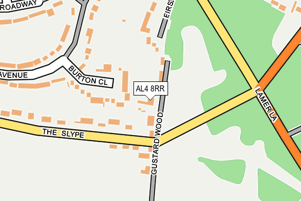 AL4 8RR map - OS OpenMap – Local (Ordnance Survey)