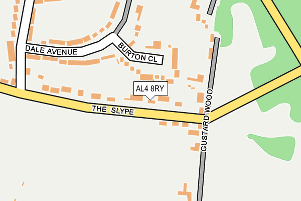 AL4 8RY map - OS OpenMap – Local (Ordnance Survey)