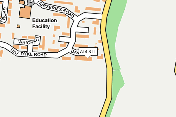 Map of HUTCHINSON CONSULTING LIMITED at local scale
