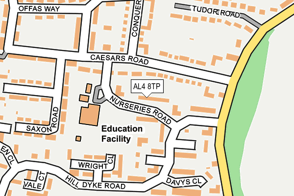Map of A-Z PROPERTY SPECIALIST LTD at local scale
