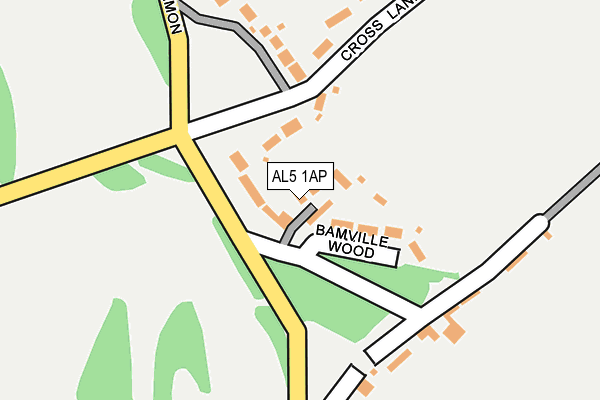 AL5 1AP map - OS OpenMap – Local (Ordnance Survey)