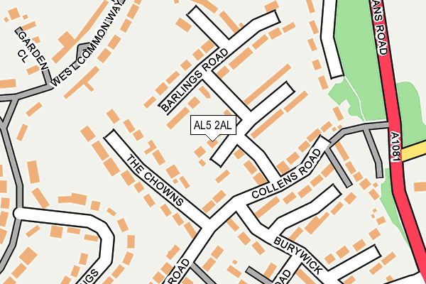 Map of HYPERGEN LTD at local scale