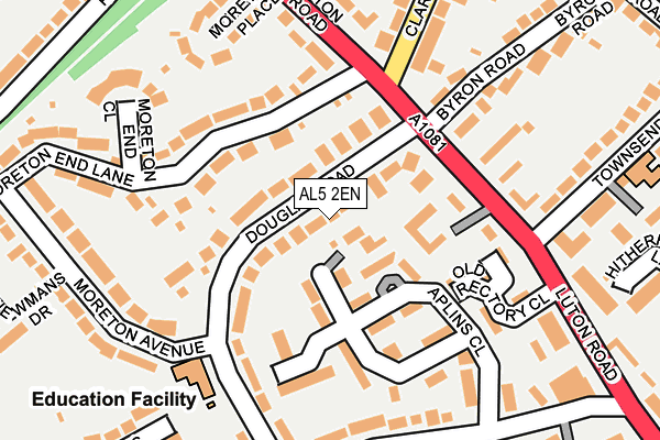 AL5 2EN map - OS OpenMap – Local (Ordnance Survey)