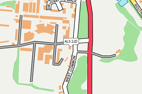 Map of BELLSPIRE LTD at local scale