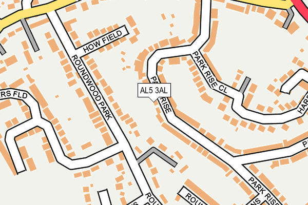 AL5 3AL map - OS OpenMap – Local (Ordnance Survey)