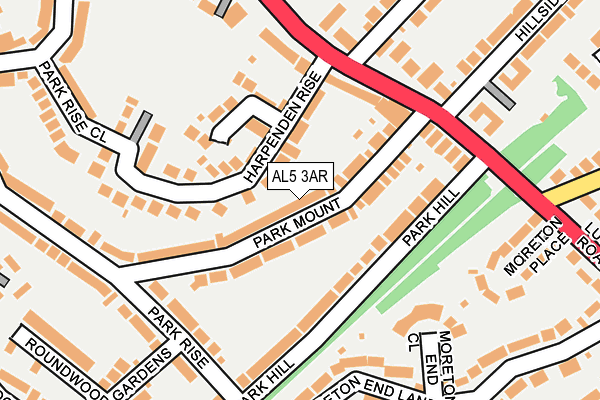 AL5 3AR map - OS OpenMap – Local (Ordnance Survey)