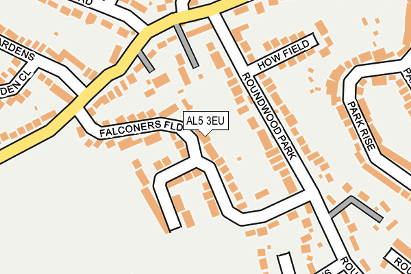 AL5 3EU map - OS OpenMap – Local (Ordnance Survey)