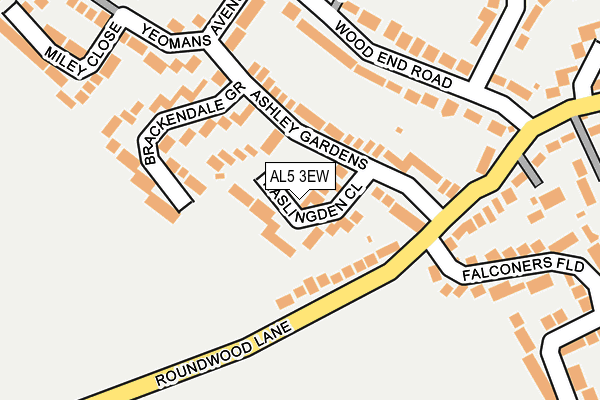 Map of ADAMANTINE UNLIMITED LTD at local scale