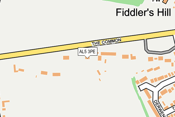 Map of POLLARDS FARM LTD. at local scale