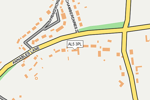 AL5 3PL map - OS OpenMap – Local (Ordnance Survey)