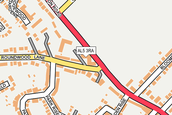 AL5 3RA map - OS OpenMap – Local (Ordnance Survey)